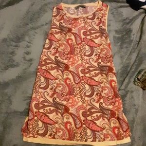Abstract print dress